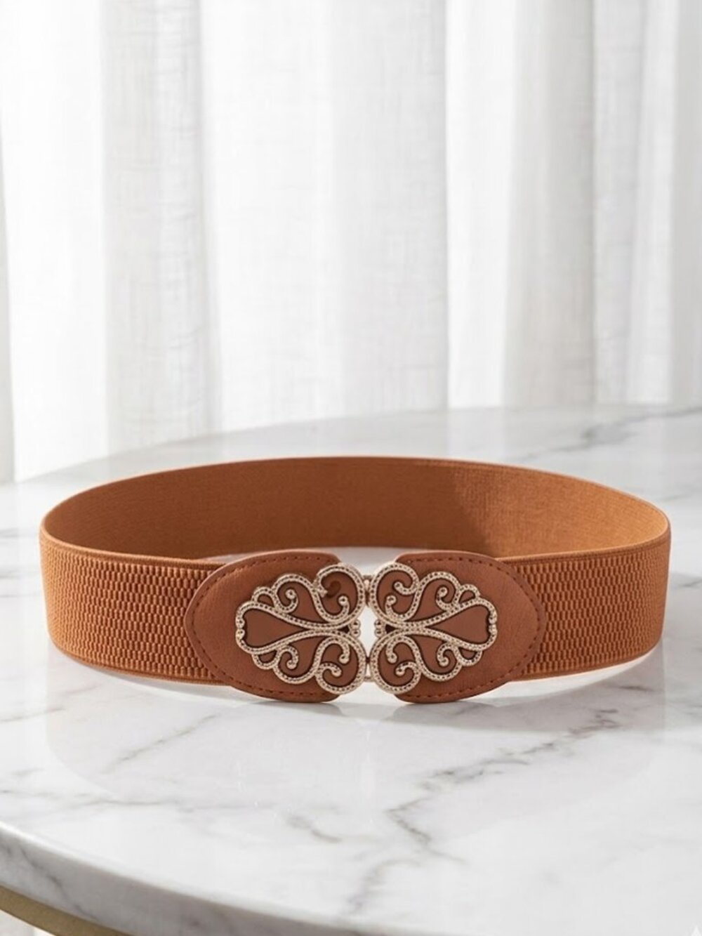 Ladies Brown Stylish Trendy Ladies Belt - 25.6 Inch